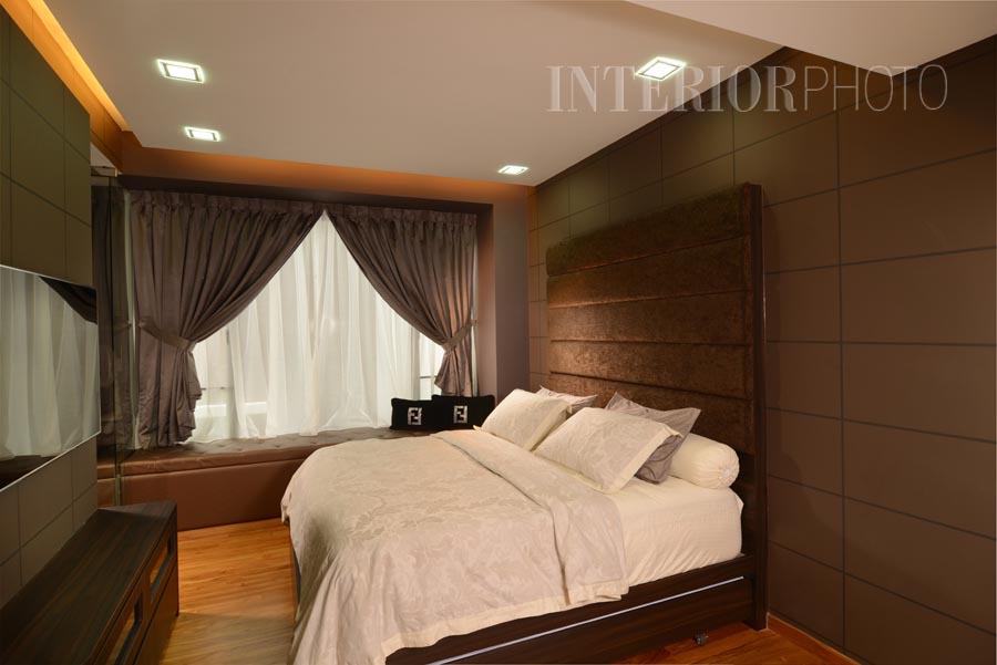 Cluster house Master bedroom interior design